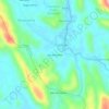 Uda Panawala topographic map, elevation, terrain
