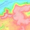 Hornillo topographic map, elevation, terrain