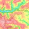 Redpost topographic map, elevation, terrain