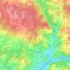 Kergo-er-Hoët topographic map, elevation, terrain