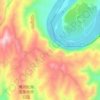 乾坤湾 topographic map, elevation, terrain