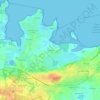 Kervocen topographic map, elevation, terrain