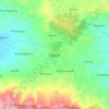 Panjalu topographic map, elevation, terrain