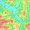 Ivanjica topographic map, elevation, terrain