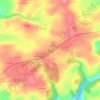 Kermoin topographic map, elevation, terrain