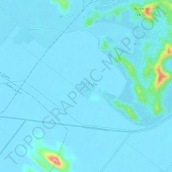 Chak 112 SB topographic map, elevation, terrain