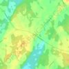 Glen Buell topographic map, elevation, terrain