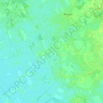 Armweide topographic map, elevation, terrain