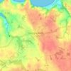 Parc des Venelles topographic map, elevation, terrain