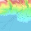 Hora Sfakion topographic map, elevation, terrain