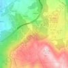 Presa Grande topographic map, elevation, terrain