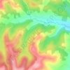 Hountetes topographic map, elevation, terrain