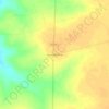 Sevenmile Corner topographic map, elevation, terrain