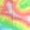 Putrid Pete's Peak topographic map, elevation, terrain