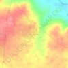 Ijesha-Ijebu topographic map, elevation, terrain