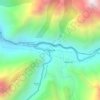 Patallacta topographic map, elevation, terrain