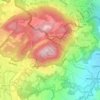 Monte Prato topographic map, elevation, terrain