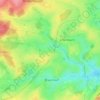 Weisten topographic map, elevation, terrain