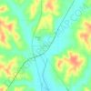 Defiance topographic map, elevation, terrain