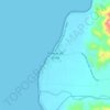 Palmar de Ocoa topographic map, elevation, terrain