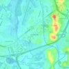 Brainerd Hills topographic map, elevation, terrain