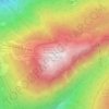 Patscherkofel topographic map, elevation, terrain