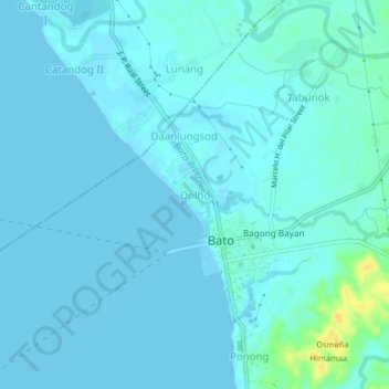 Dolho topographic map, elevation, terrain