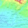Banjarmangu topographic map, elevation, terrain