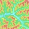 LeRoy topographic map, elevation, terrain