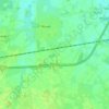 Oostlaar topographic map, elevation, terrain
