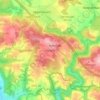 Gstein topographic map, elevation, terrain