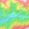 Tizio topographic map, elevation, terrain