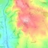 Spout topographic map, elevation, terrain