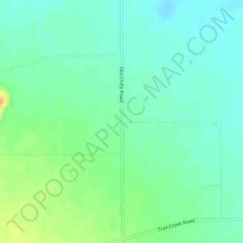 Chilly topographic map, elevation, terrain