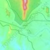 Mchinji topographic map, elevation, terrain