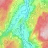 Fossgrenda topographic map, elevation, terrain