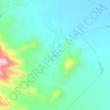 طور topographic map, elevation, terrain
