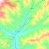 台怀镇 topographic map, elevation, terrain