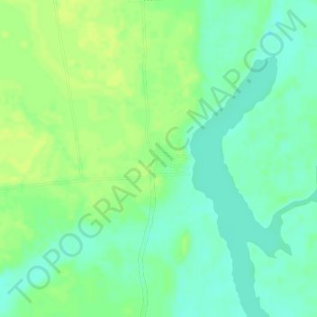Lagoa das Piranhas topographic map, elevation, terrain