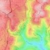 Gichon Spring topographic map, elevation, terrain