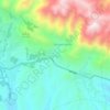 Bashqal Agha topographic map, elevation, terrain