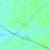 Evergreen topographic map, elevation, terrain
