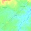 Oiticica topographic map, elevation, terrain