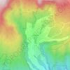 Les Makes topographic map, elevation, terrain