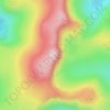 Aran Fawddwy topographic map, elevation, terrain