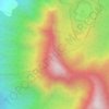 Gunung Sagara topographic map, elevation, terrain