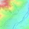 Vereda La Calda topographic map, elevation, terrain