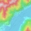 Vignola topographic map, elevation, terrain