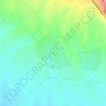 At-Tabaqa topographic map, elevation, terrain