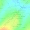 Jungle topographic map, elevation, terrain